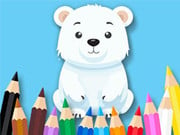 Play Coloring Book: Polar Bear Game on FOG.COM